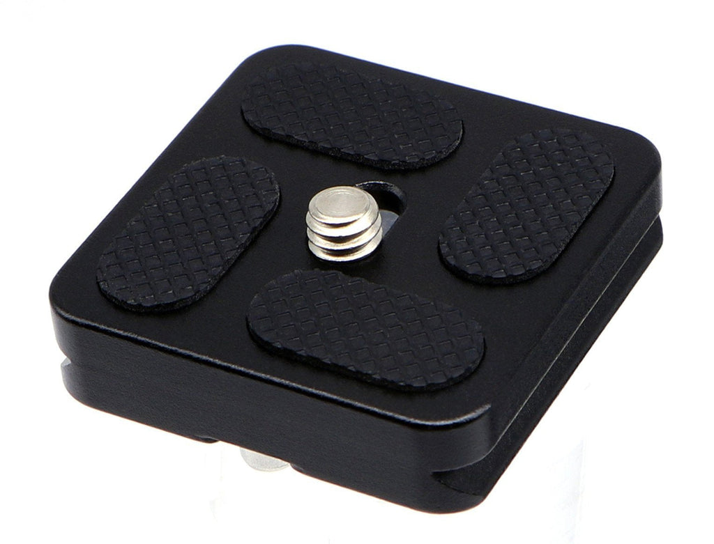 HITHUT PU-40 40mm Universal Quick Release QR Plate with D-Ring Screw for Tripod Monopod Ball Head DSLR Camera, Arca-Swiss Compatible