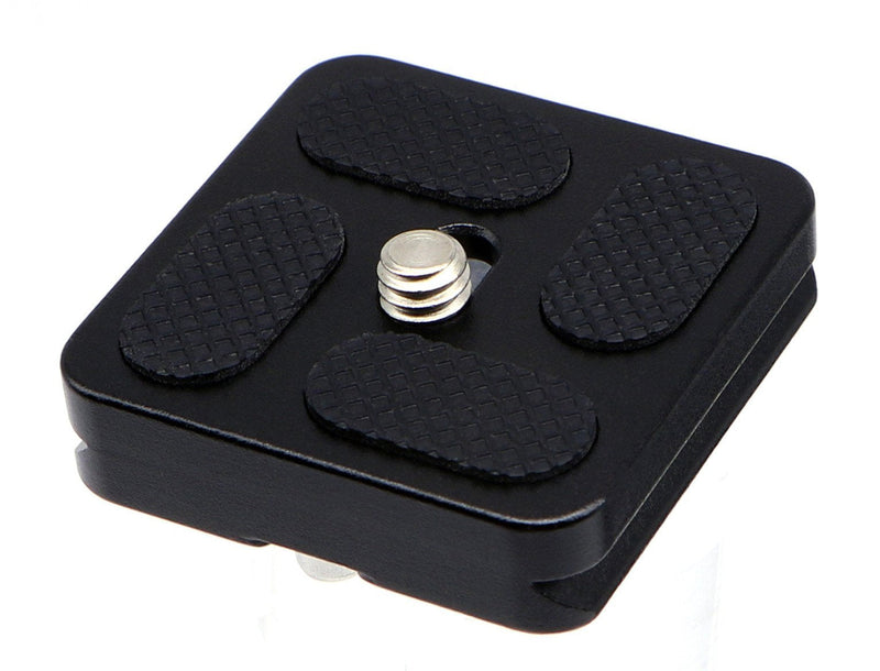 HITHUT PU-40 40mm Universal Quick Release QR Plate with D-Ring Screw for Tripod Monopod Ball Head DSLR Camera, Arca-Swiss Compatible