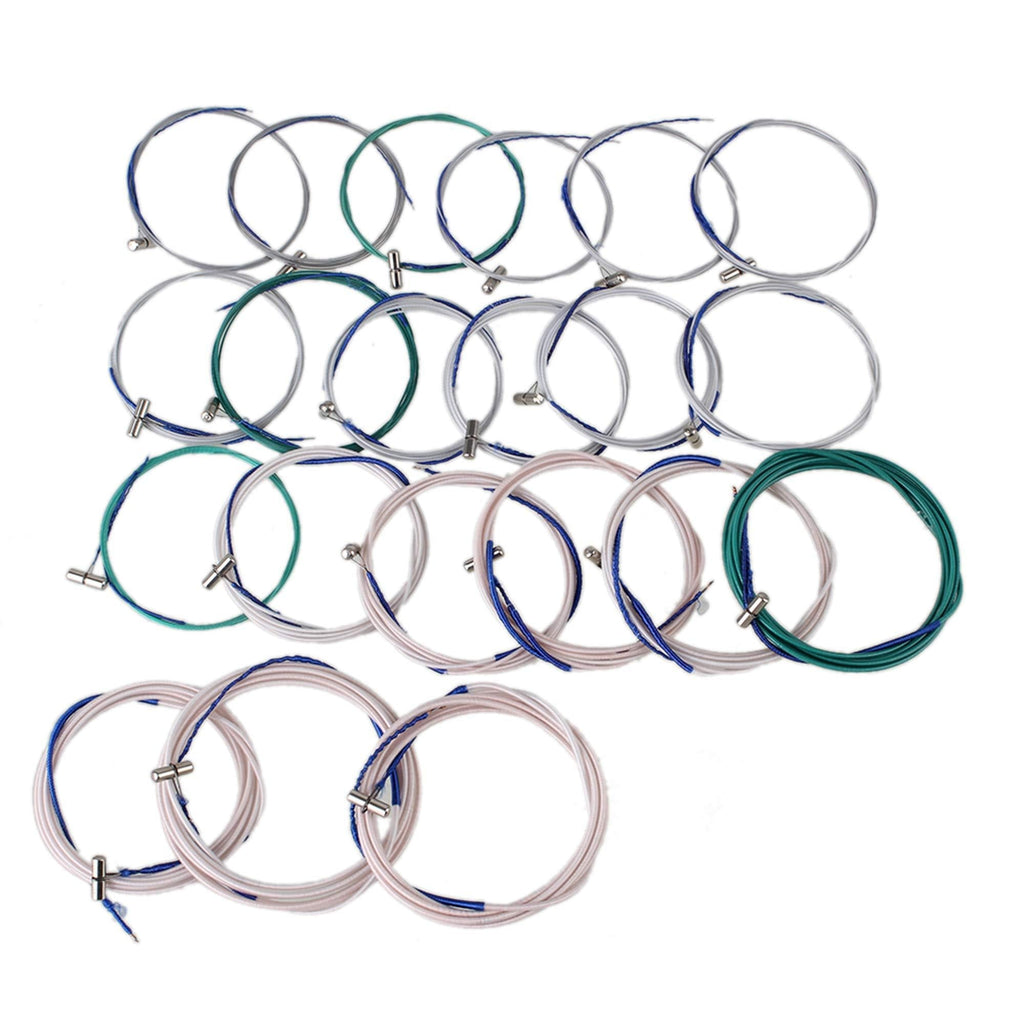 lovermusic Lovermusic Chinese Guzheng Accessory Steel Wire and Nylon Guzheng String 1-21# Pack of 21