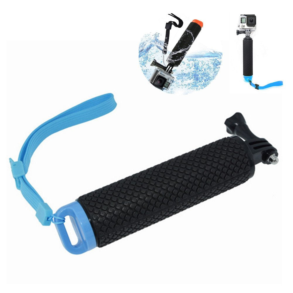 MeetRade Floating Hand Grip Waterproof Handheld Underwater Sport Selfie Stick Monopod Handle Grip Accessories Kit Diving Tripod Mount for GoPro HD Hero 2 3 3+ 4 5 6 Xiaomi XiaoYi Action Camera