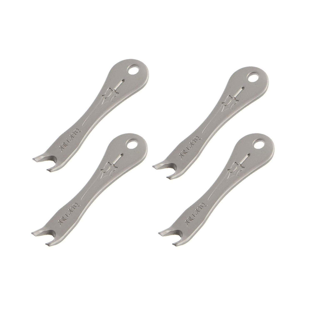 4Pcs Silver Color Acoustic Guitar Bridge Pins Puller Extractor Removal Tool Stainless Steel