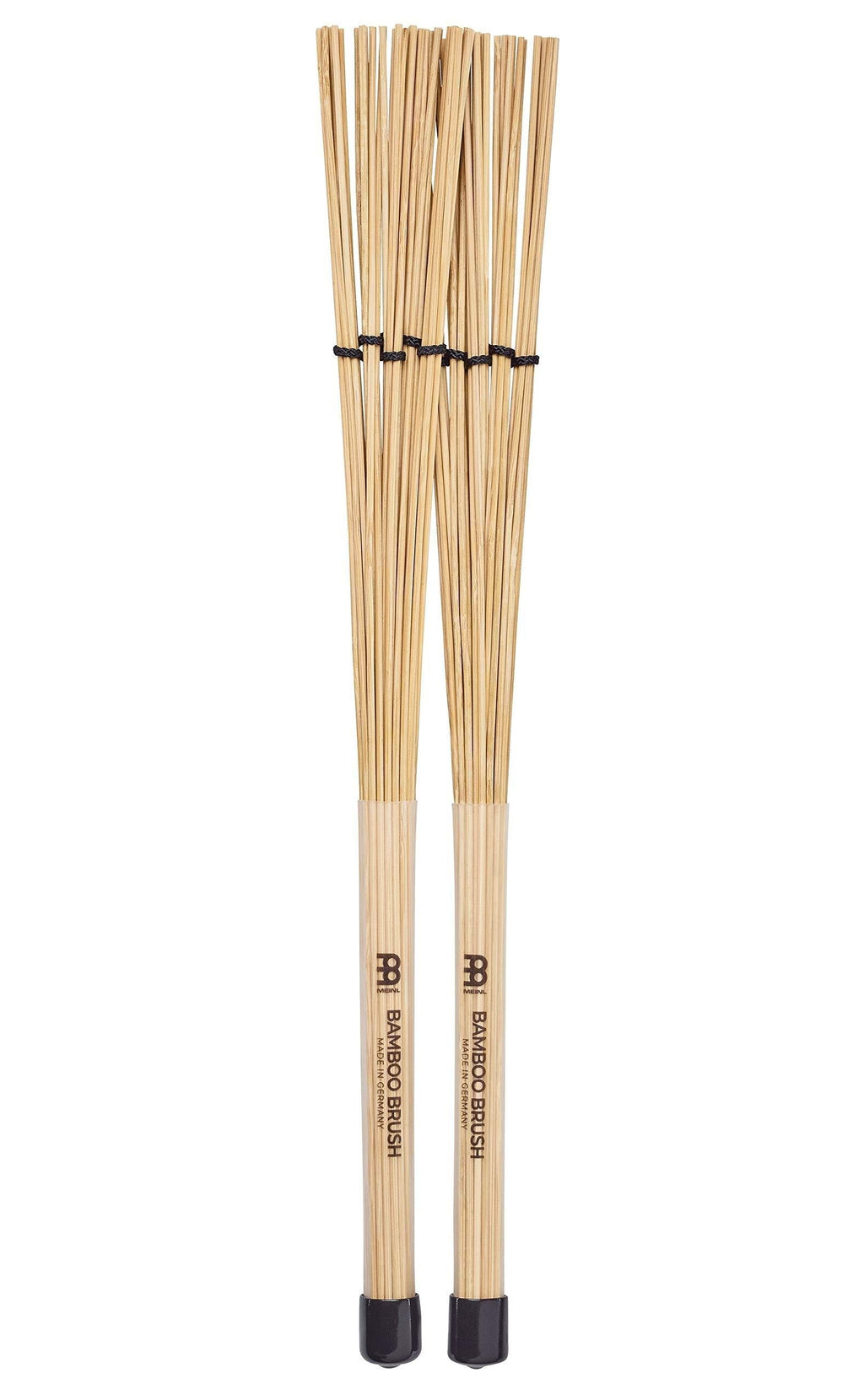 Meinl Stick & Brush Bamboo Brush with Fanned Dowels and Adjustable Rings, Standard Size - MADE IN GERMANY (SB205)