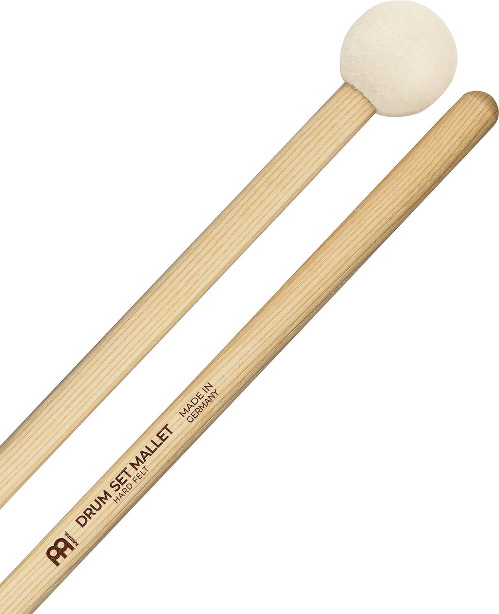 Meinl Drum Set Mallets With Hard Felt Head & 5A American Hickory Handle-Made in GERMANY, (SB402)