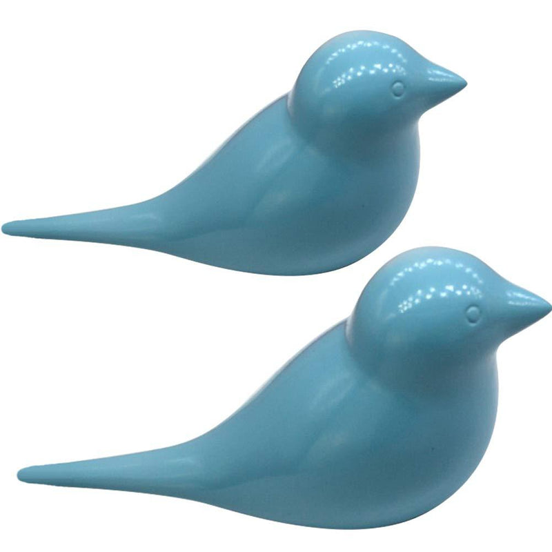 La La Pet 2Pcs 3D Creative Resin Bird Wall Hooks, Home Accessories Wall Decoration Towel Coat Hook Wall Hooks (Blue) Blue