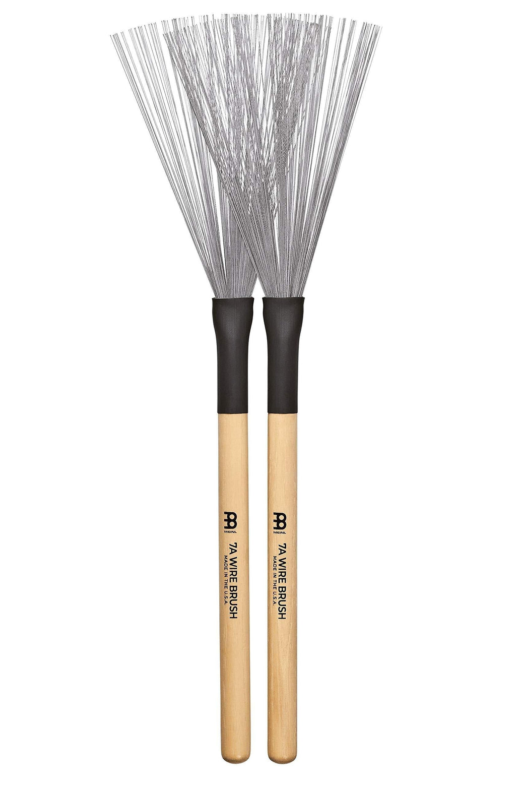 Meinl Stick & Brush Brush with Fixed Wires and Wooden Handle, 7A Size - MADE IN U.S.A. (SB302)