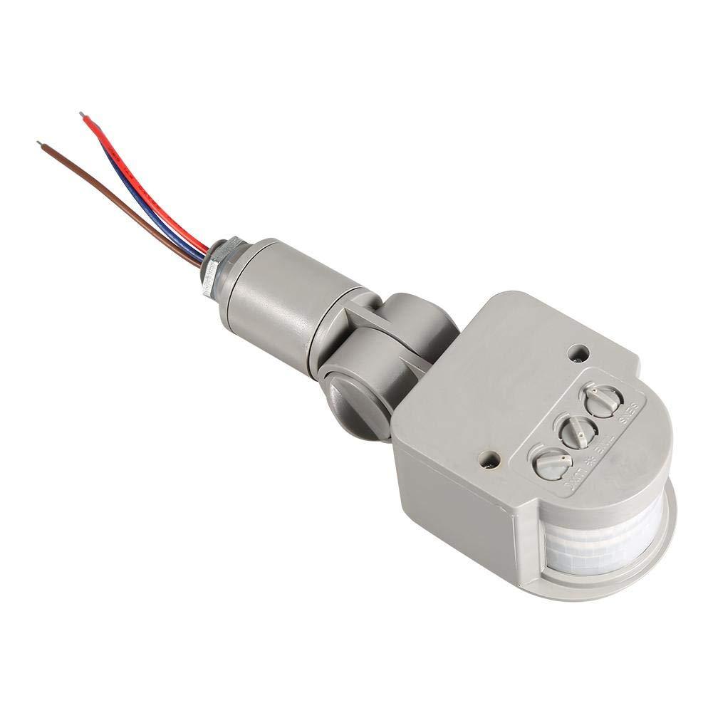 Motion Sensor Detector, 180° Infrared PIR Motion Sensor Detector LED Lamp Automatic Control Module, AC90V~250V