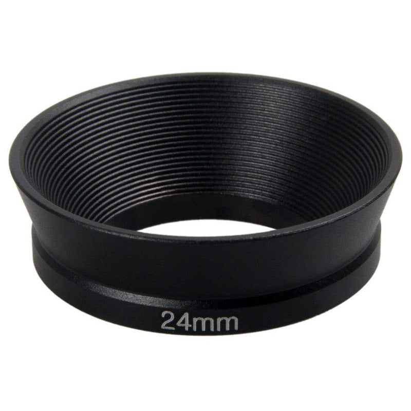 24mm Screw-in Special Metal Lens Hood Shade Lens Protector Adapter for Rollei 35 35T 35TE Film Camera