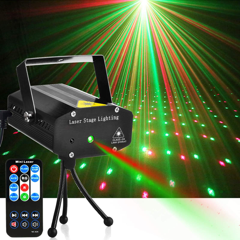 [AUSTRALIA] - Disco Lights, Party Lights GOOLIGHT Dj Lights LED Projector Metal Case Sound Activated Stage Light with Remote Control for Birthday Parties Bar DJ KTV Karaoke Dancing Christmas Halloween Wedding 