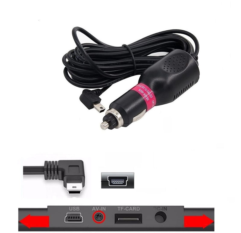 HKXLT- Car Mini USB Charger Cable, for Dash Cam,GPS Navigator,MP3 Player,Digital Camera Recharge, for 12V-24V Cars and Trucks car Power Adapter Cable