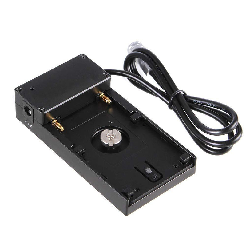 Fotga Power Adapter Cable for NP-F970 Battery Plate Buckling Board to Power Blackmagic Pocket Cinema Camera 4K 6K BMPCC 4K Movie Camera, Compatible with Sony NP-F970 F960 F770 F750 F570 F550 Battery