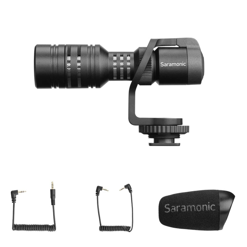 Lightweight Mini Video Microphone, Professional Shotgun Mic Compactible for Camera,iPhone/Android Smartphones, Canon EOS/Nikon DSLR Cameras and Camcorders