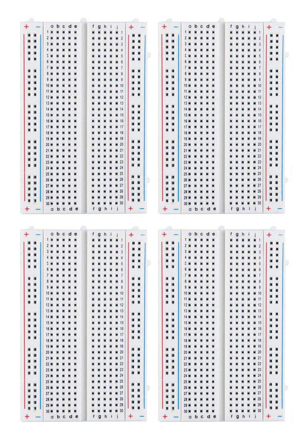 (4 Pcs) MCIGICM 400 Points Solderless Breadboard