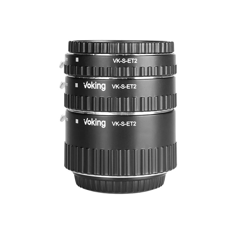 Voking VK-S-ET2 13mm 21mm 31mm Macro Auto Focus A Mount Extension Tube Ring Set AF for Sony A Mount DSLR A65 A58 A55 A33 A77II,etc