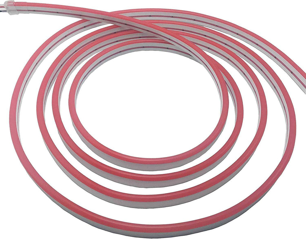 Pearlight DC12V Red Silicone LED Neon Rope Light, Waterproof for Indoor & Outdoor Decoration DIY Signboard, 16.4FT/5Meters 16.4 ft/5 Meter