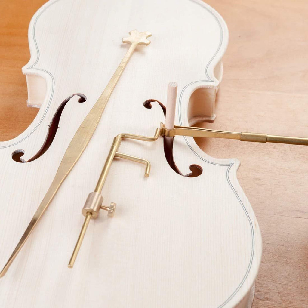 Chienti - Brass Violin Luthier Tools Sound Post Gauge Measurer Retriever Clip Set Violin Parts & Accessories