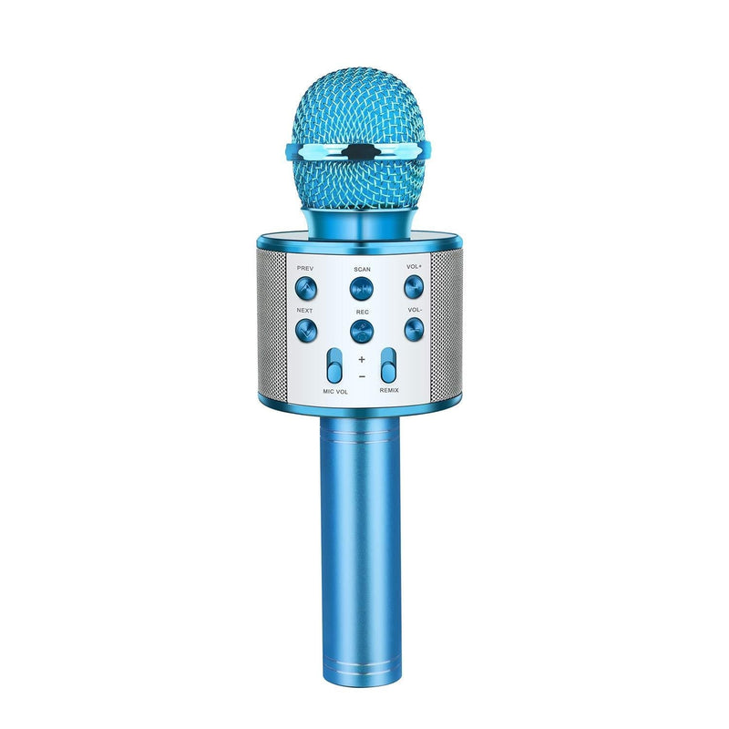 [AUSTRALIA] - Dreamingbox Bluetooth Wireless Karaoke Microphone - Festival Gifts for Kids Blue 