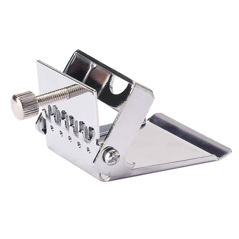 HEALLILY 5 String Banjo Tailpiece Chrome Plated Replacement Accessory