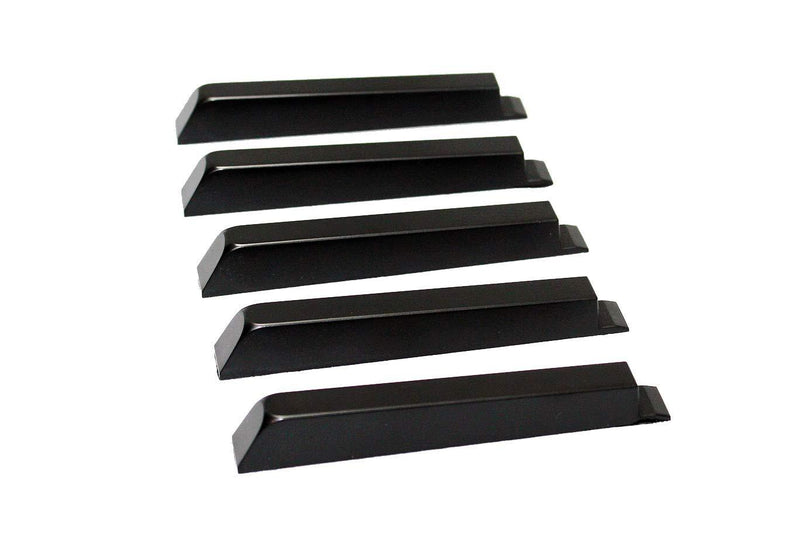 5 Satin Black Piano Sharp 3-3/4" Length Plastic