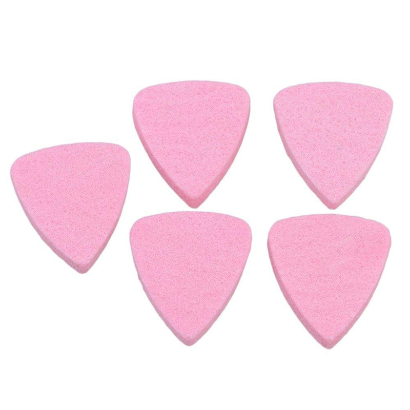 5pcs 3.8mm Pink Felt Guitar Picks Plectrums for Guitar Ukulele Bass
