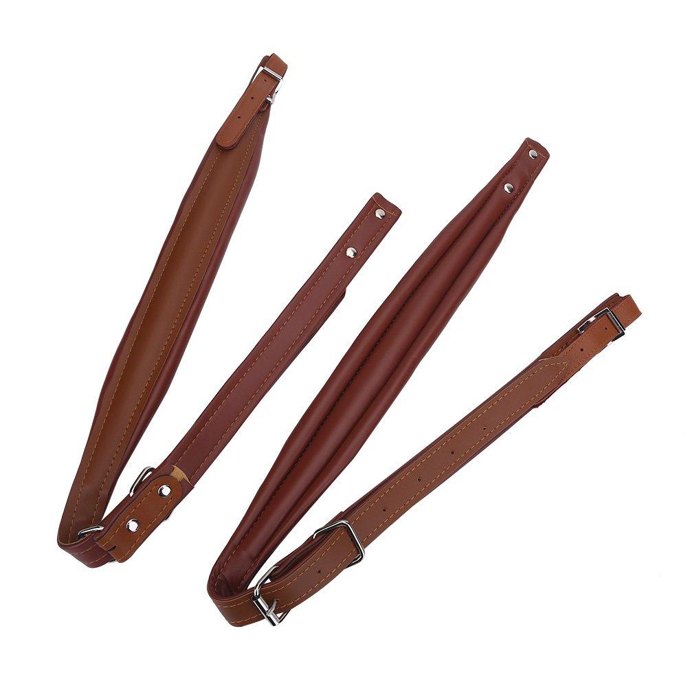 VGEBY1 Accordion Straps, 4 Colors Accordion Shoulder Straps Adjustable Wear-resistan Accordion Belt Set for 16-120 Bass Accordions bbrown