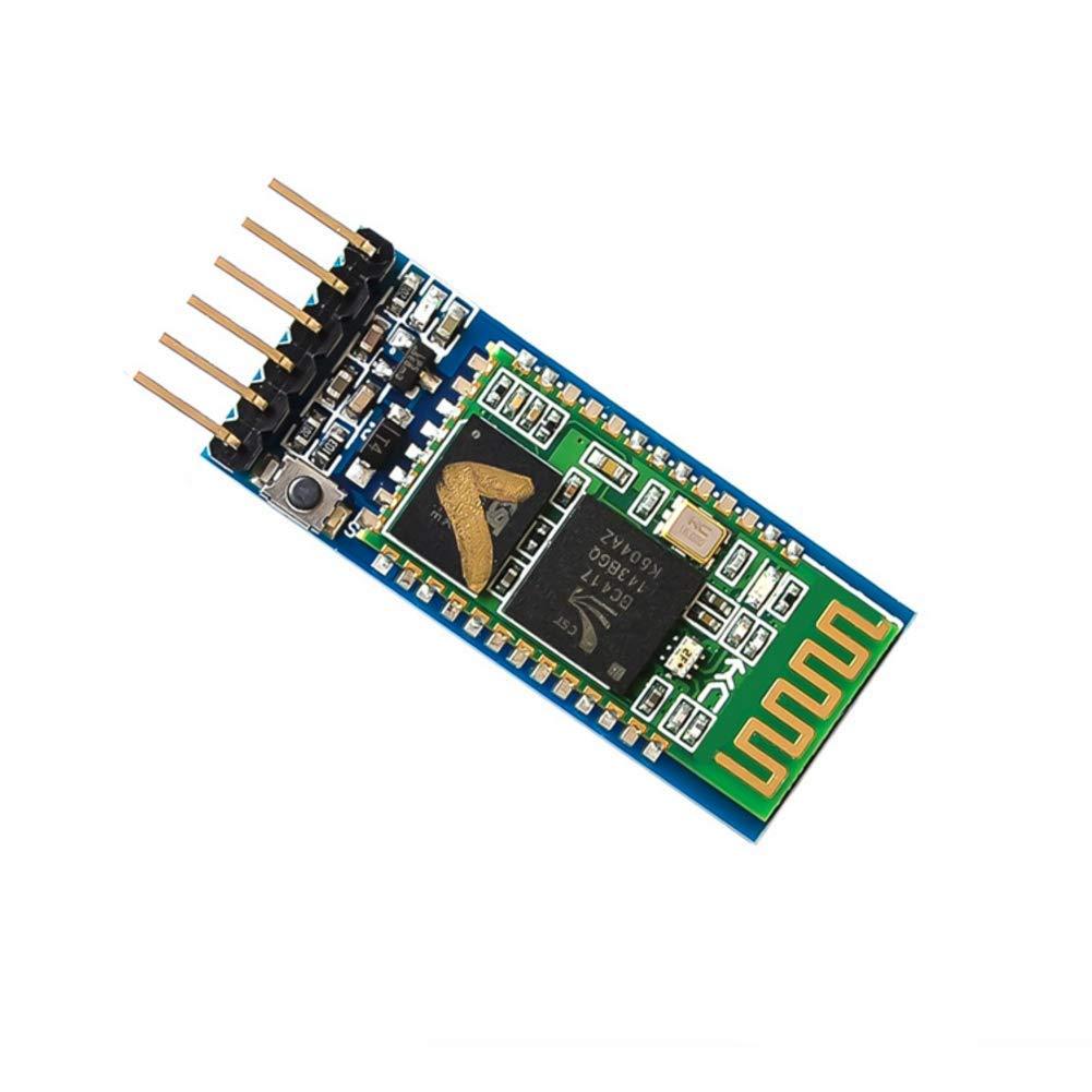 Treedix HC-05 6 Pin Wireless RF Transceiver Master Slave Integrated Module Serial Port Communication BT Module Compatible with Arduino UNO R3 Nano Pro Mini MEGA