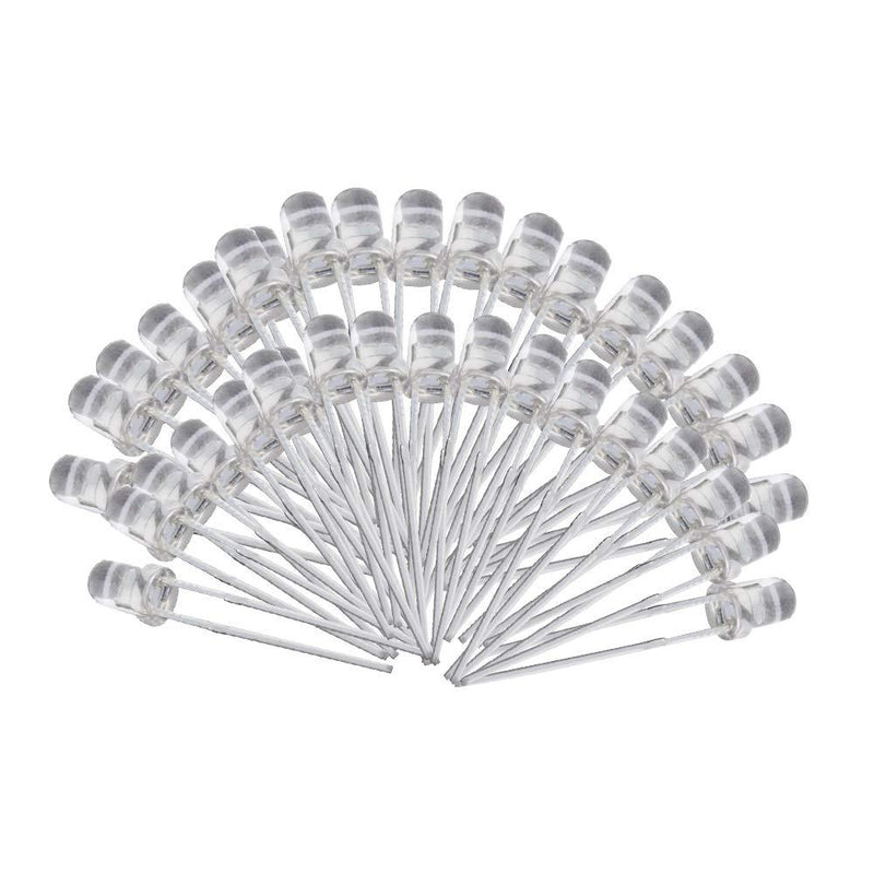 Othmro 30 Pieces 3mm Blue LED Light Emitting Diodes Bulb LED Lamp Light Emitting Diodes DIY Christmas Light 30 pcs Blue