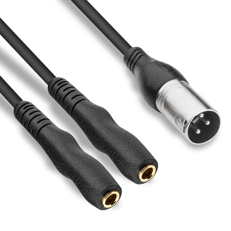 [AUSTRALIA] - EBXYA 1/4" Female to XLR Male Cable, Microphone Cable to 6.35mm Splitter Cable Adapter (3Feet/1M) 