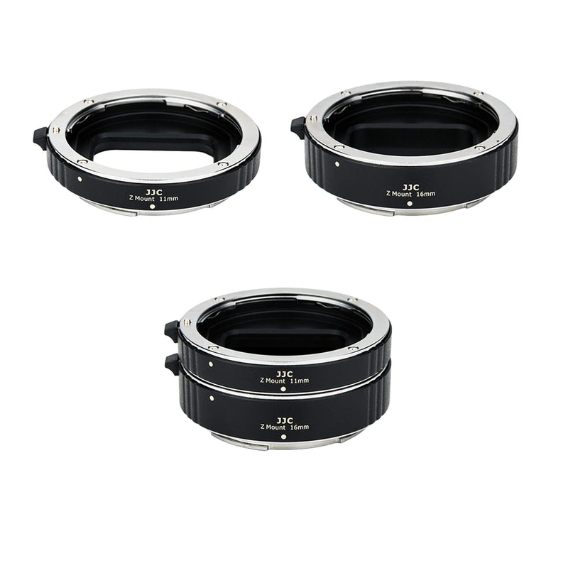 JJC Z Mount Auto Focus Macro Extension Tube Set for Nikon Z50 Z7 Z6 Z5 Z6 II Z6II Z7 II Z7II Mirrorless Camera and Nikon Z Mount Lenses, Great Tool for Macro Photography