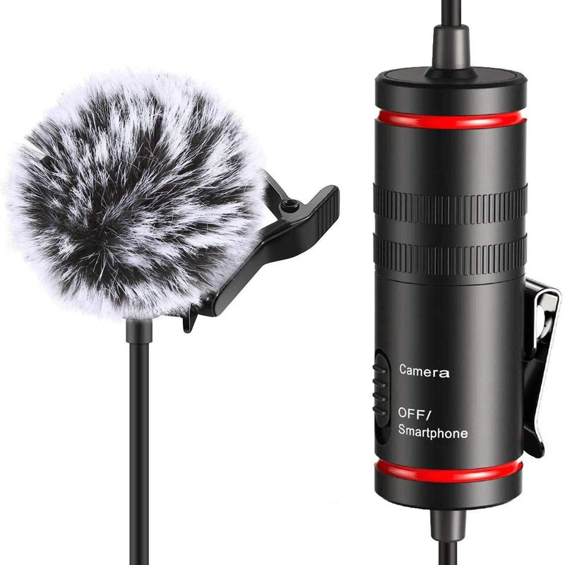 [AUSTRALIA] - Lavalier Microphone for iPhone, Camera, Metal Body Lapel Microphone, Professional Omnidirectional Lapel Mic, Video Recording for YouTube, Conference, Vlogging 