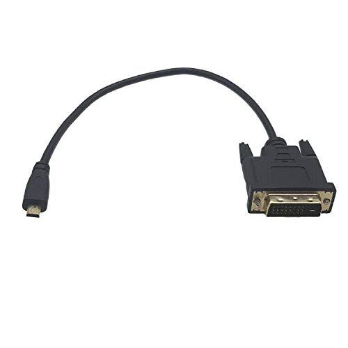MMNNE 30CM 1080P Micro HDMI to DVI 24+1 Pin HDMI v1.4 Standards Male to Male Cable (1pcs) 1pcs