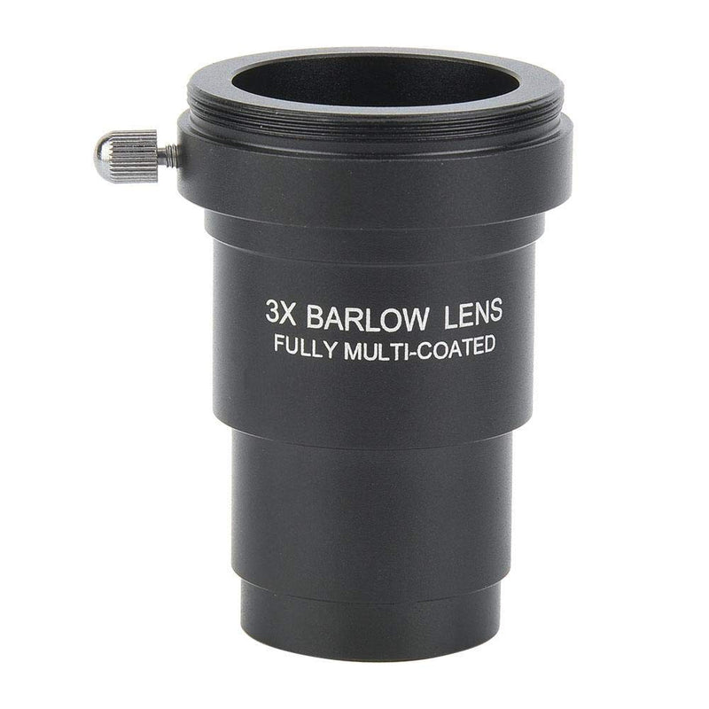 Diyeeni 3X Barlow Lens, 1.25 Inch, Fully Multi-Coated Metal Barlow Lens, M42*0.75 Thread Interface, for 1.25 Inch Astronomical Telescope Eyepieces