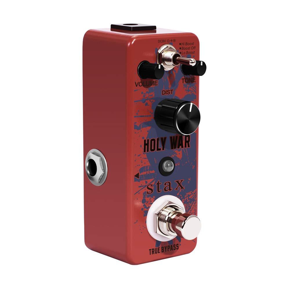 [AUSTRALIA] - Stax Guitar Holy War Pedal Analog Circuitry Metal Distortion Pedals For Electric Guitar Classic 80's Metal Sound Mini Size With True Bypass 