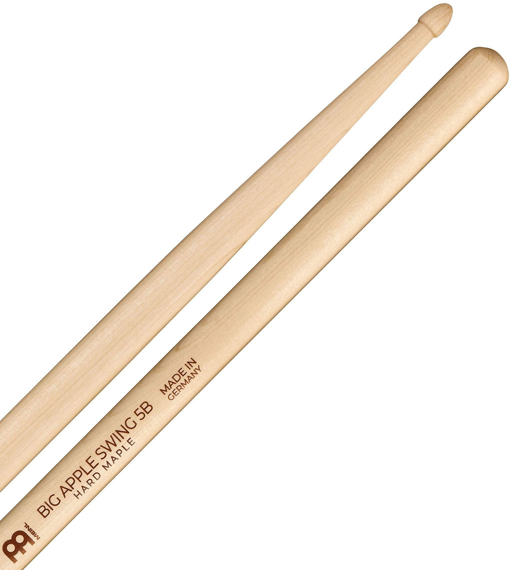Meinl Stick & Brush Drumsticks, Big Apple Swing 5B — North American Light Maple with Small Acorn Shape Wood Tip — MADE IN GERMANY (SB124) Single Pair