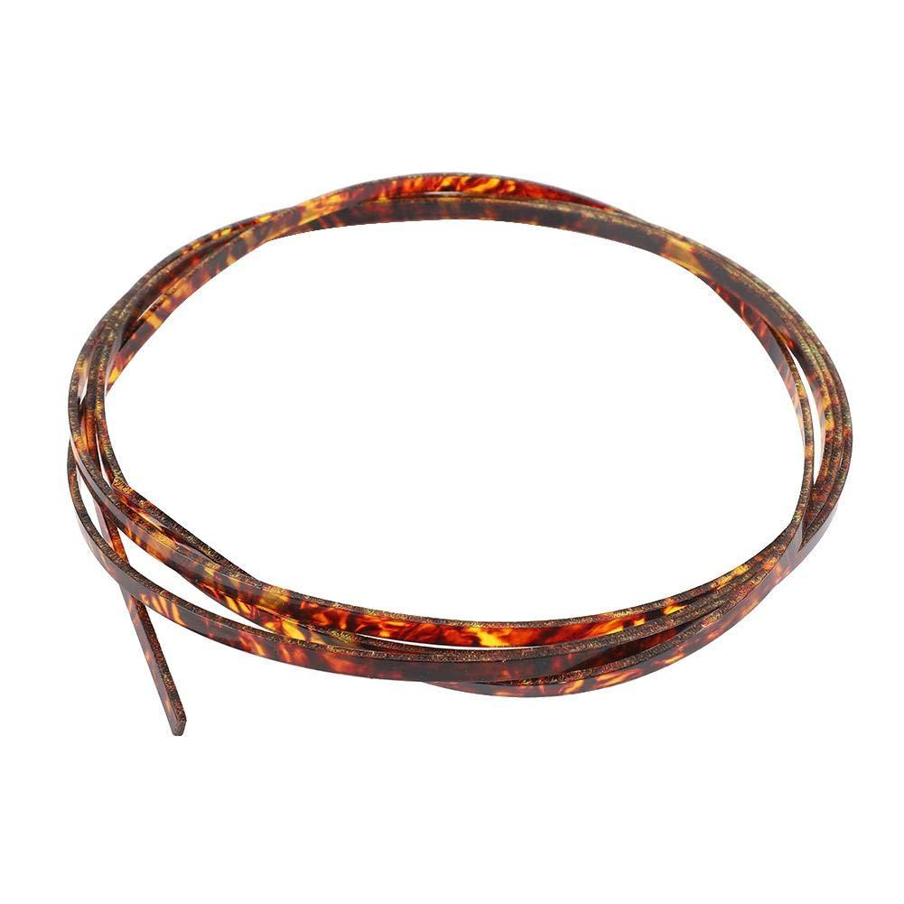Bnineteenteam Guitar Binding Strip,Thin Guitar Binding Purfling Edging Strips Celluloid Accessories