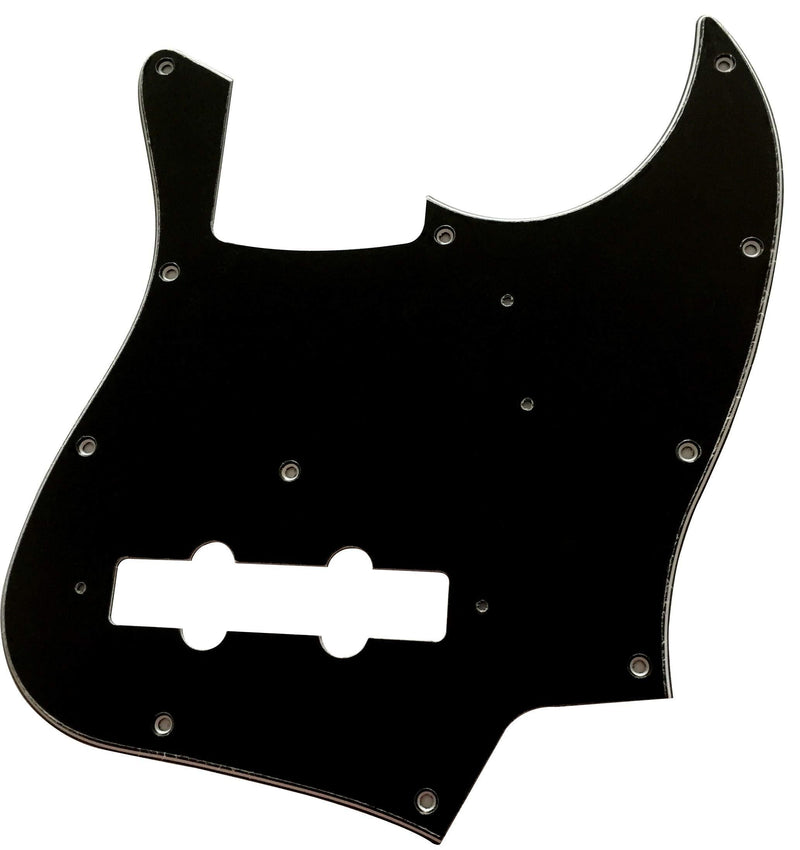 Guitar Parts For Fender Japan Jazz Bass Guitar Pickguard (3 Ply Black) 3 Ply Black