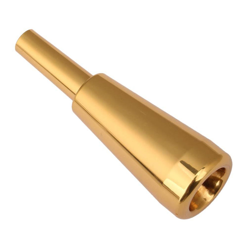 Mxfans 1.5C Size Trumpet Mouthpiece Brass Gold-plated Heavy Bullet Shape