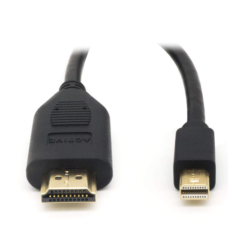 Active Mini DisplayPort to HDMI 2.0 Adapter Cable 9 Feet, Bocohm mDP to HDMI Active Cable Supporting Eyefinity Technology & 4K @ 60Hz Resolution 9Ft