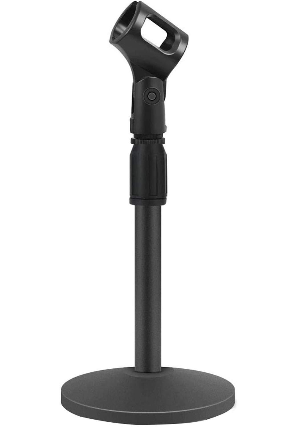 [AUSTRALIA] - Desktop Microphone Stand, Upgraded Adjustable Table Mic Stand with Non-Slip Metal Base for Blue Yeti Snowball Spark & Other Microphone 