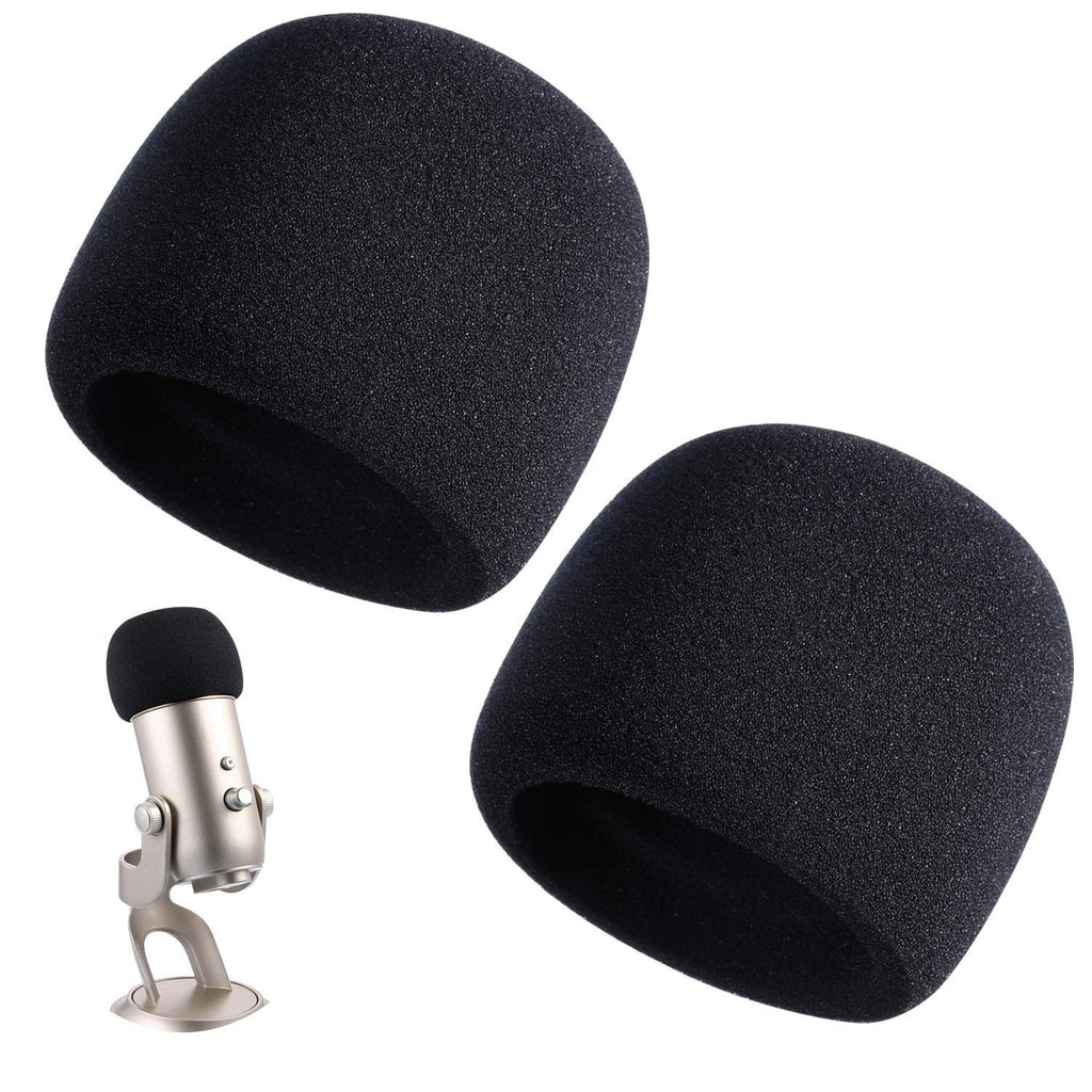 Microphone Covers Foam: Microphone Windscreen for Yeti Pro Condenser Microphone, Blue Yeti Pop Filter Foam and Other Medium and Large Mic Foam Cover