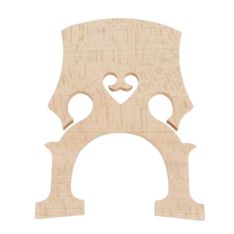 Dasunny Maple 1/2 Cello Bridge, Wood Cello Bridge Replacement Parts Instrument Accessory # 1/2