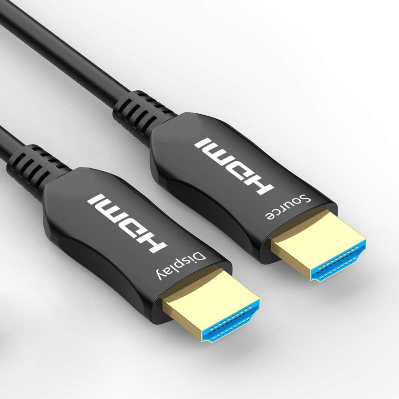 Fiber HDMI Cable 6ft 4K 60Hz, FURUI Fiber Optic HDMI 2.0b Cable HDR10, ARC, HDCP2.2, 3D, 18Gbps Subsampling 4:4:4/4:2:2/4:2:0 Slim and Flexible HDMI Fiber Optic Cable-2M 6Feet