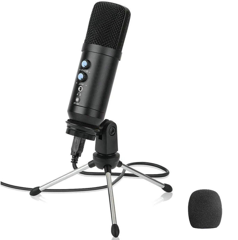 [AUSTRALIA] - USB Podcast Microphone for Computer or Laptop,GRyiyi Desk Metal Condenser USB Microphones for Pc or PS4, Voice Overs, Recording Streaming and YouTube 