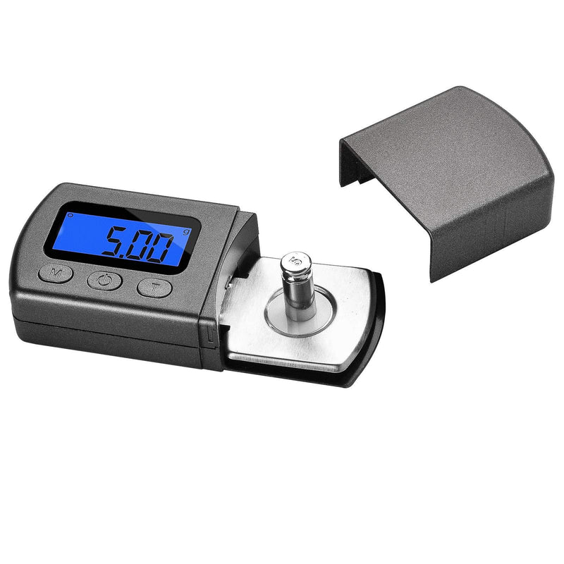 DIGITNOW Digital Turntable Stylus Force Scale Gauge 0.01g/5.00g ,Tracking Force Pressure Gauge/Scale for Tonearm Phono Cartridge, Blue LCD Backlight