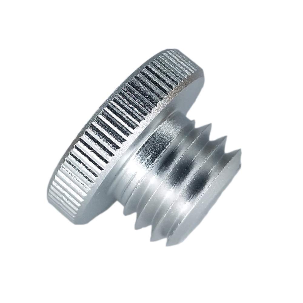 5/8"-11 Male to 1/4"-20 Female Threaded Screw Adapter for Tripod Laser Level Adapter (Silver) Silver