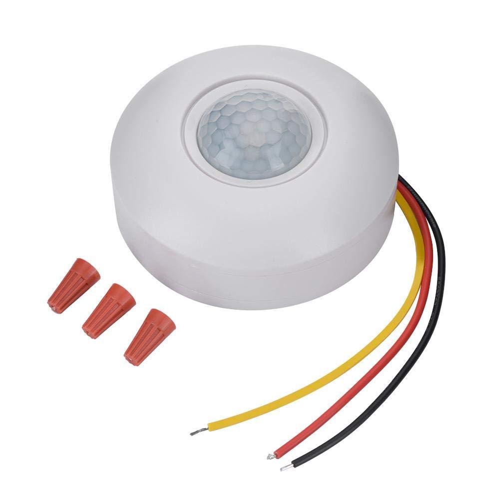 360° Motion Sensor Switch Photosensitive Control PIR Motion Detector Switch with Time Delay for LED Ceiling Light