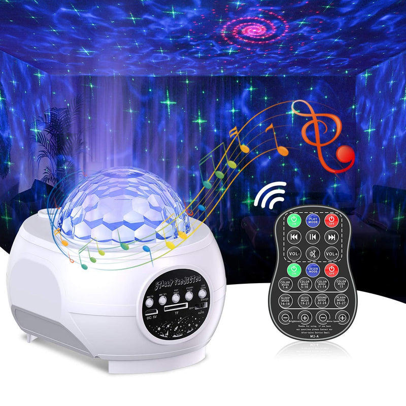 [AUSTRALIA] - Matone Star Projector with LED Nebula Cloud, 3 in 1 Starry Night Light Projector Built-in Bluetooth Speaker for Kids Adults Bedroom/Game Room/Party/Home Theater, Galaxy Projector with Remote Control 