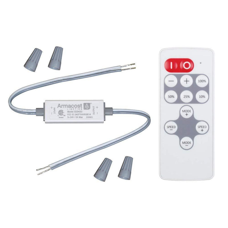 Armacost Lighting 523420 LED Wireless Remote Controller, White White and Single Color