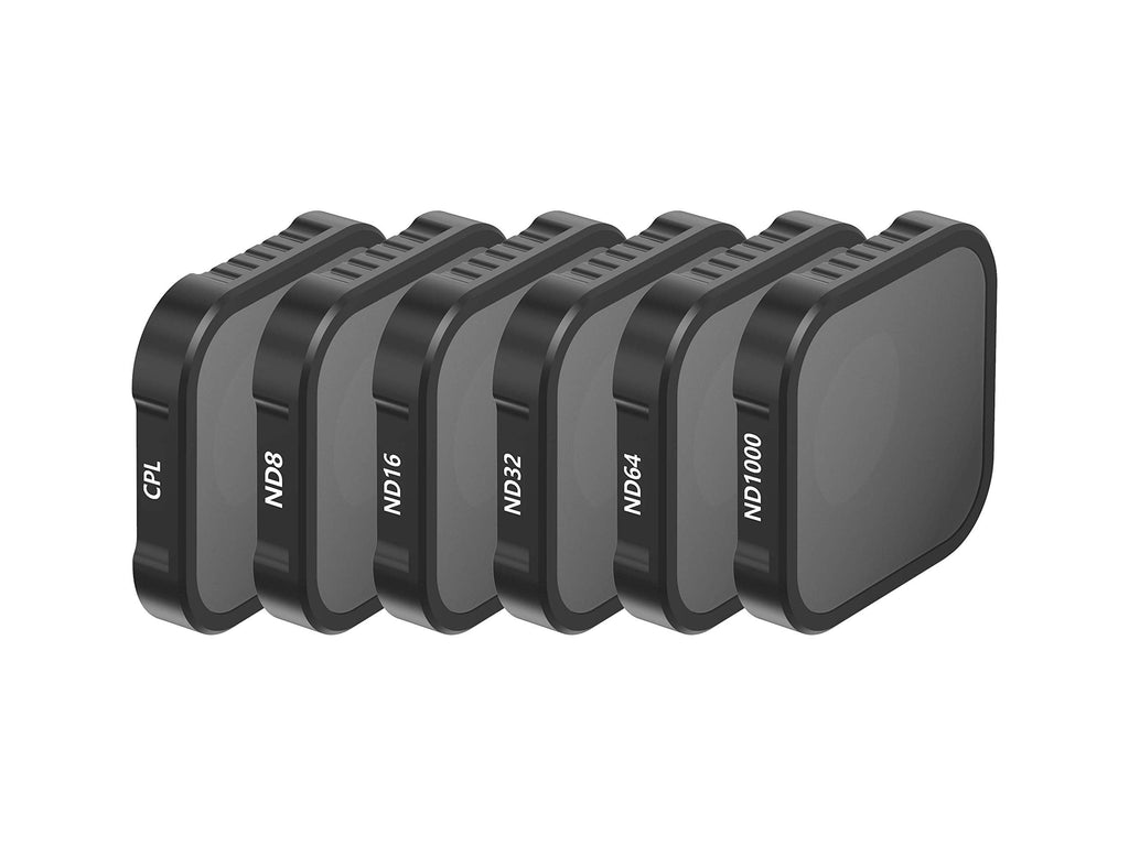 Skyreat ND Filters for GoPro Hero 9 10 Black 6 Pack - (CPL/ND8/ND16/ND32/ND64/ND1000)