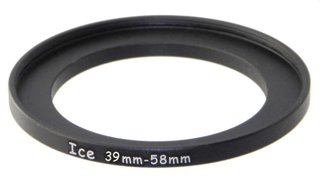 ICE 39mm to 58mm Step Up Ring Filter/Lens Adapter 39 Male 58 Female Stepping