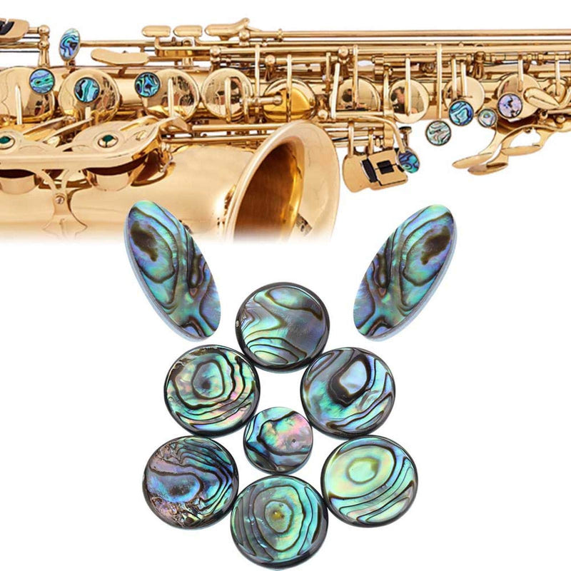 Practical Sax Button Inlays Abalone shell Saxophone Key Button For Saxophone For Music Lovers